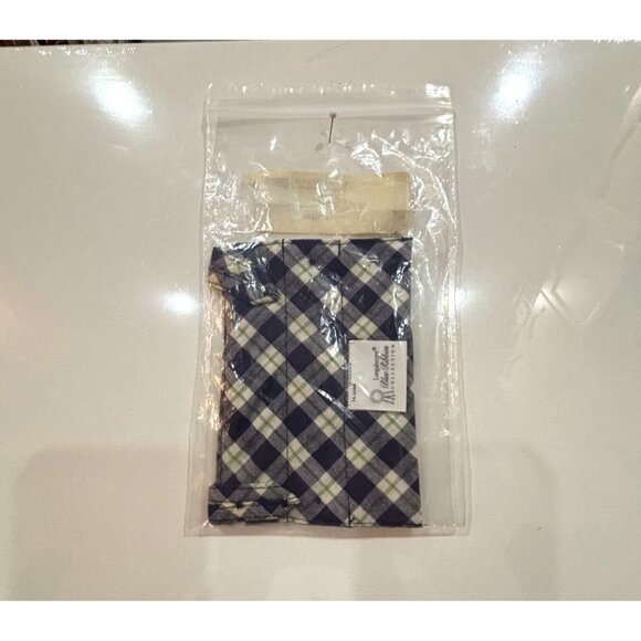 Vintage Retired Longaberger Blue Ribbon Collection Plaid Handle Gripper - Picture 6 of 7